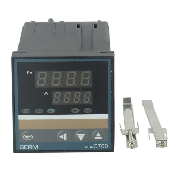 Intelligent Digital Temperature Controller REX-C700 With PID Control And Relay Output, 0-400C Thermostat For K/E/PT100 Sensors, Industrial Oven Dryer Injection for Molding Machine