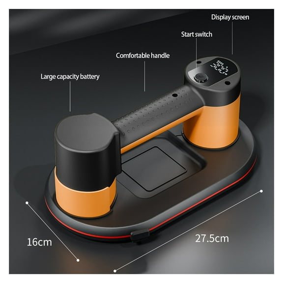 Intelligent Display Industrial Grade Electric Vacuum Suction Cup Load Heavy Duty Granite Tile s Lifter ,Lift Easier