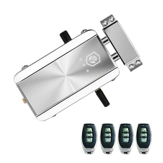 Intelligent Door Lock Kit Smart Wireless Remote Control Keyless Entry Electronic Lock Anti-theft Deadbolt Access Control System for Home Hotel Apartment