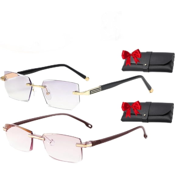 Intelligent Dual Focus Glasses, Intelligent Zoom Anti Blue Light Presbyopia Glass, Progressive Reading Presbyopia Glasses,Multi-focus Reading Glasses for Men and Women
