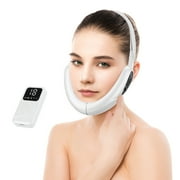 Intelligent Electric Double Chin and V-Shaped Face Machine with 5 Modes & 15 Adjustable Intensities, V-Face Machine for Contouring Double Chin, Womens V-Face DeviceWhite