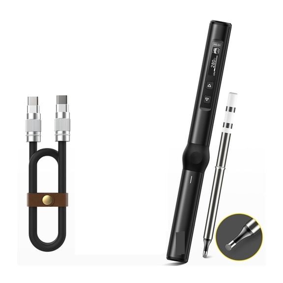 Intelligent Electric Soldering Iron ,Fast Heat Portable Soldering Iron, Station Kit Adjustable Constant Temperature ,Portable