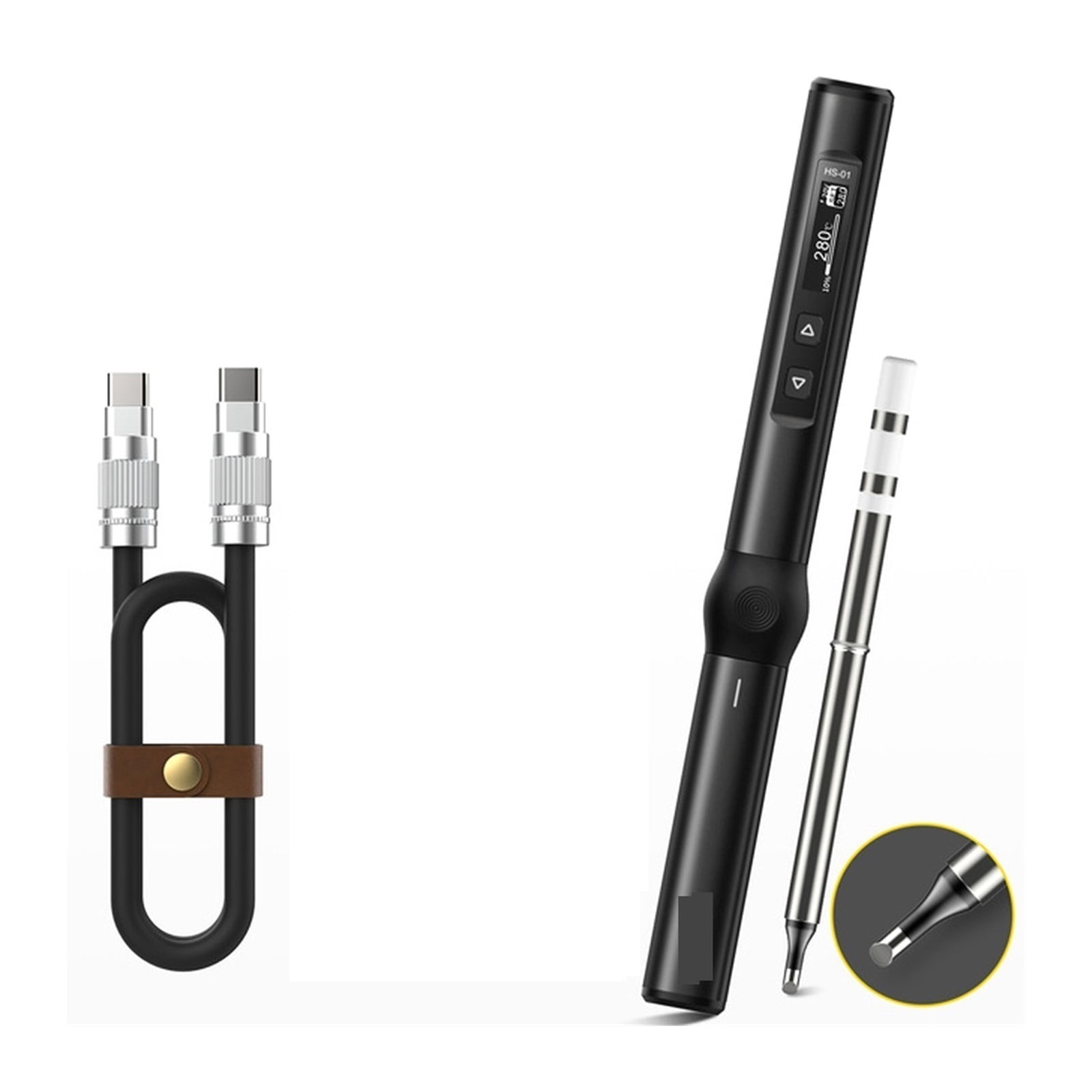 Intelligent Electric Soldering Iron ,Fast Heat Portable Soldering Iron, Station Kit Adjustable Constant Temperature