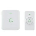 thumbnail image 1 of Intelligent Electronic Door Bell Wh1, Wireless Door Bell 11 Waterpoof Doorbell Chime Operating at 1000 Feet with 52 Melodies 5 Volume & Led (Smart Electronic Doorbell (Transmitter + Bell) * 1 Set), 1 of 2