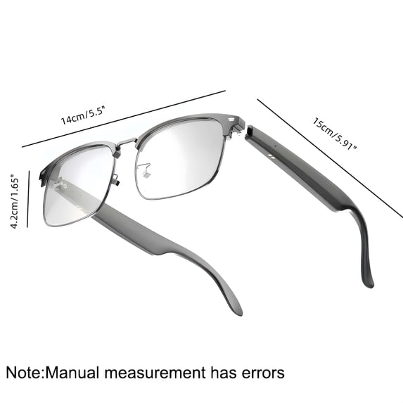 Intelligent Eyewear Featuring Real-Time Translation in 144 Languages, Wireless Bone Conduction Audio, And Both Touch And Voice Controls - Ideal for Biking, Traveling, And Outdoor Adventures