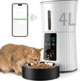 thumbnail image 1 of Intelligent Feeder, Equipped With Wifi Application Control Function, A 4-Liter Capacity Intelligent Pet Food Dispenser For Cats And Dog, 1 of 7
