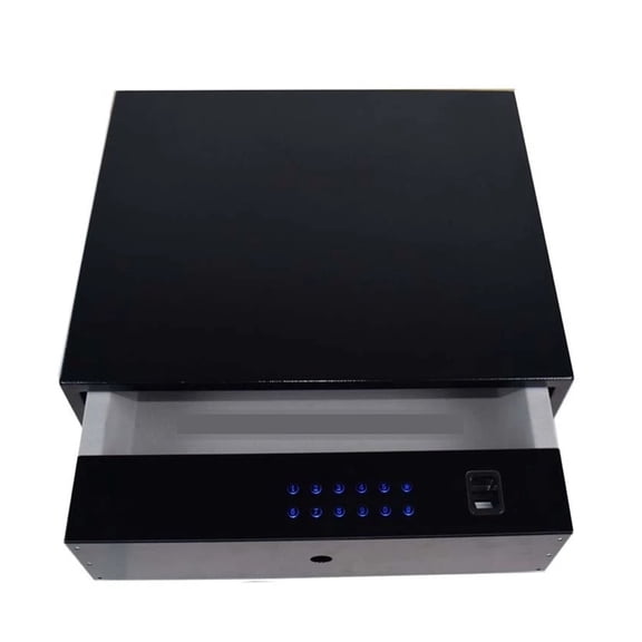Intelligent File Cabinet Storage Drawer Digital Fingerprint Hotel Home Electronic Metal Safe Box ,Easy Installation