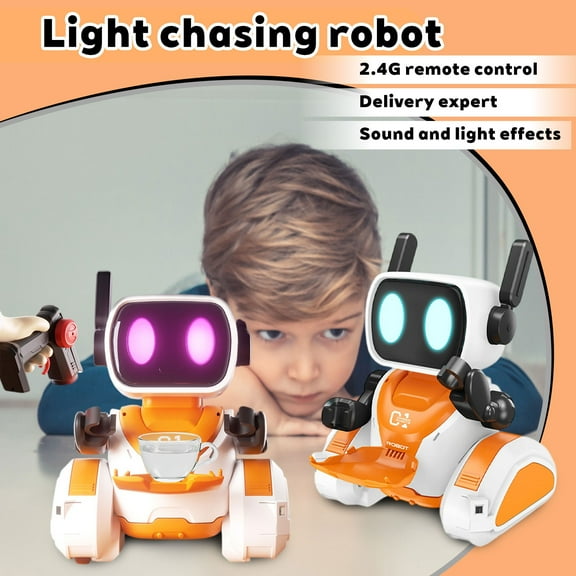 Intelligent Follow-Up Desktop Electronic Pet Robot Toy,Christmas Gifts for Grandkids(Robot)