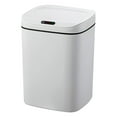 thumbnail image 1 of Intelligent Garbage Sensing, Ongmies Kitchen Trash Can with Lid – Automatic Mute Design for Dorm, Bedroom & Kitchen, Odor Control Plastic Garbage Can, Kitchen Trash Can, 1 of 9