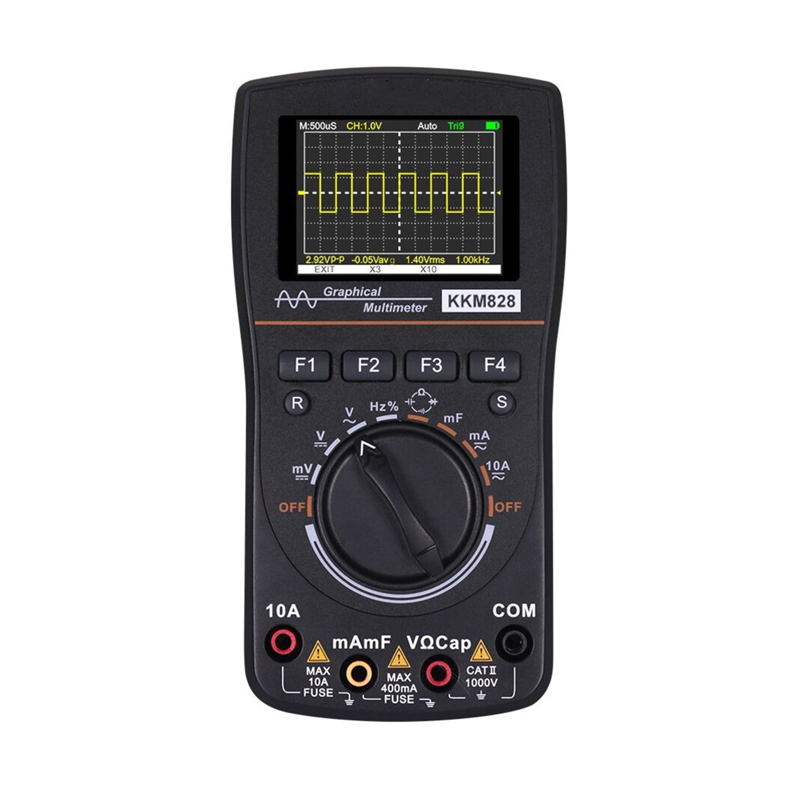 Intelligent Graphical Digital Oscilloscope Multimeter 2.4 Inches Color Screen 1MHz Bandwidth 2.5Msps Sampling Rate ,Professional Designed