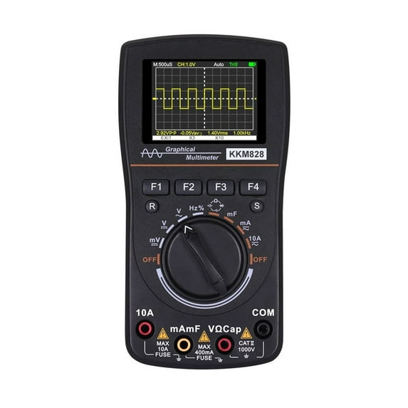Intelligent Graphical Digital Oscilloscope Multimeter 2.4 Inches Color Screen 1MHz Bandwidth 2.5Msps Sampling Rate ,Professional Designed