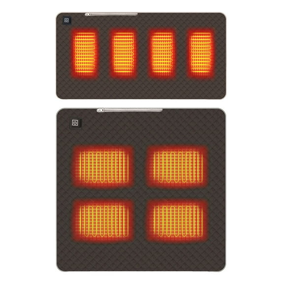 Intelligent Heated Seat Cushion with Three Adjustable Speeds for Multiple Scenarios Outdoor and Home with Stable Design and Synthetic Fibre Material