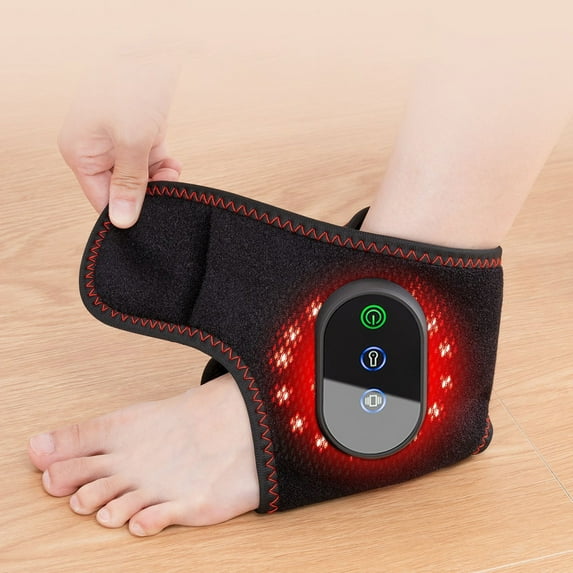 Intelligent Heating Hand Massager with Vibration Therapy, Adjustable Temperature Control & Vibration Modes for Pain Relief, Rechargeable Wristband for Arthritis, Carpal Tunnel