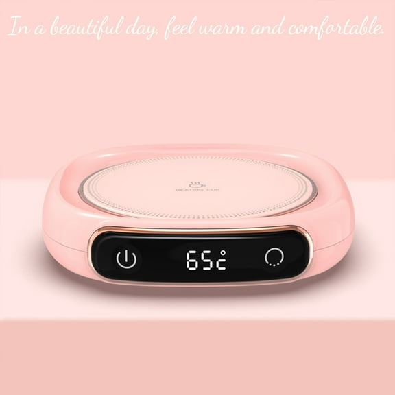 Intelligent Heating Pad, Office and Household Heat Preservation, Intelligent Constant Temperature, Suitable for Hot Coffee, Quicks Heating, Convenient to Use(Pink)