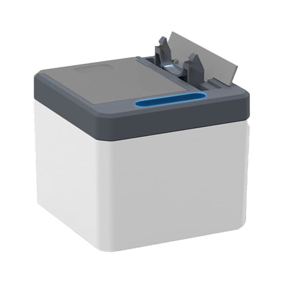 Intelligent Induction Electric Toothpick Machine Automatically Transports Toothpicks for Easy Removal of Toothpicks A,1 x toothpick case(Need to install 2 AAA batteries to use),White