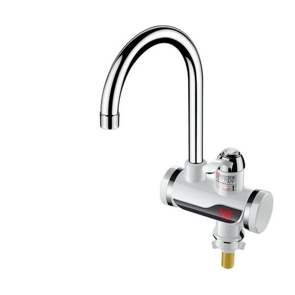 Intelligent Instant Hot Water Faucet,Stainless Steel Universal Hose Tankless Faucet,With Shower Bathroom Kitchen Water Heater