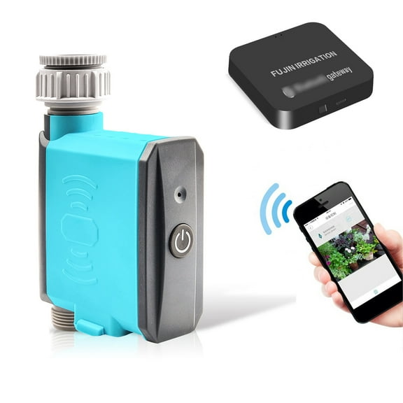 Intelligent Irrigation Controller, Smartphone Wi-fi BT Plant Watering Timer Garden Irrigation Control Device, Watering Machine Auto Irrigation Tool