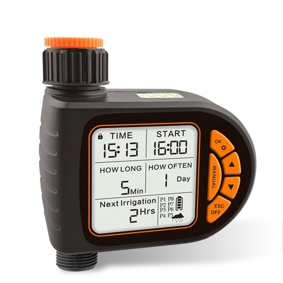 Intelligent LCD Screen Garden Irrigation Control Device Auto Water Saving Irrigation Controller Outdoor Digital Plant Watering Timer