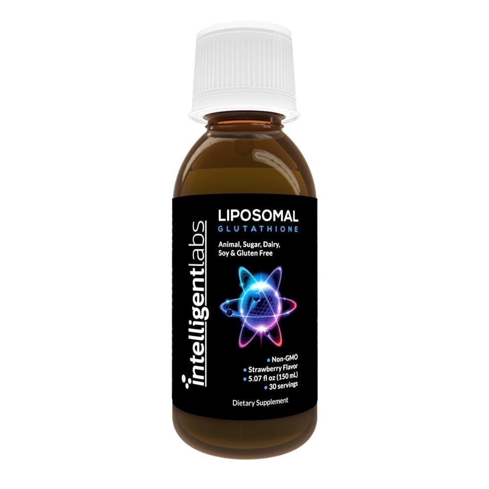 Intelligent Labs Liposomal Glutathione - Highly Advanced Antioxidant, Reduced Setria, 500MG per Serving Liquid Supplement Organic, 30 Servings