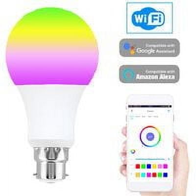 Intelligent Lighting Solution, Smart Bulb for Home, Multi-color RGB Dimmable From Warm to Cool White, WiFi Light Bulb Compatible with Alexa, Google Home, Tmall Genie for Smart