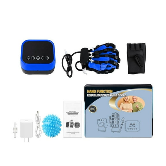 Intelligent Massage Gloves Robot Rehabilitation Gloves for Stroke Hemiplegia Hand Function Recovery Finger Trainer Hand Exercise ,Easy to Use