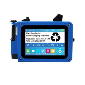 Intelligent Mini Inkjet Printer 12.7mm Handheld Inkjet Printer Mini Portable Batch Number Date Number Logo Expiration Date Label ,Crisp Output