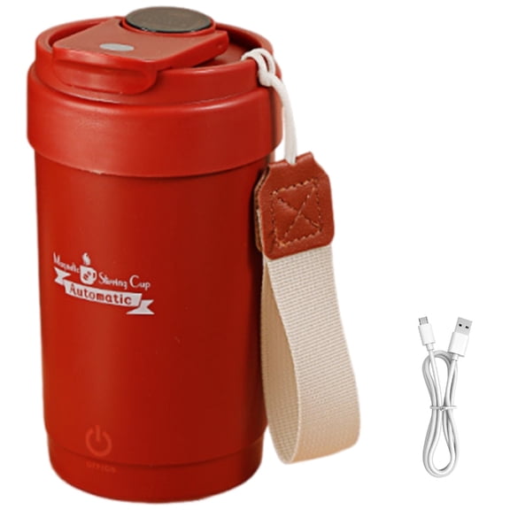 Intelligent Mixing Cup 300ml Thermal Display Auto Stir Function Dishwasher Safe Nonrust Steel For Gym Office Kitchen