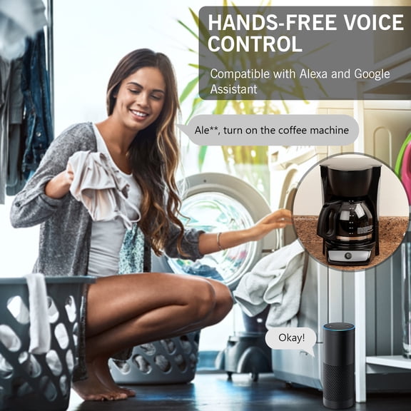 Intelligent Outlet Outlet Wifi Smart Wall Outlet 2 in 1 Convenient Voice APP Touch Control Smart Socket Switch for Alexa for Assistant