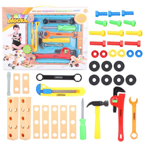Intelligent Plastic Assembly Disassembly Building Blocks Kid Educational DIY Toy