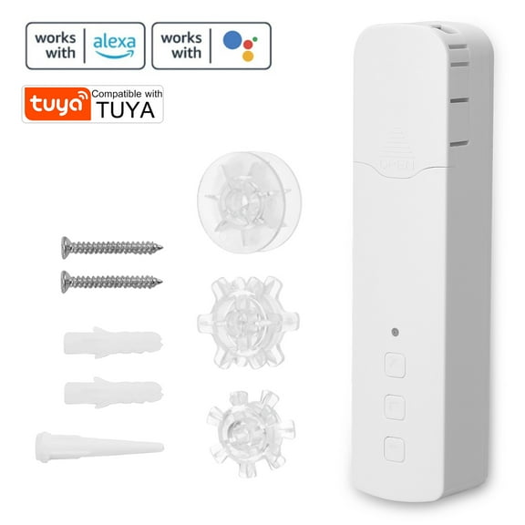 Intelligent Pull Bead Curtain Motor, WIFI Control, Voice Control, Compatible with and Home Curtain Controller