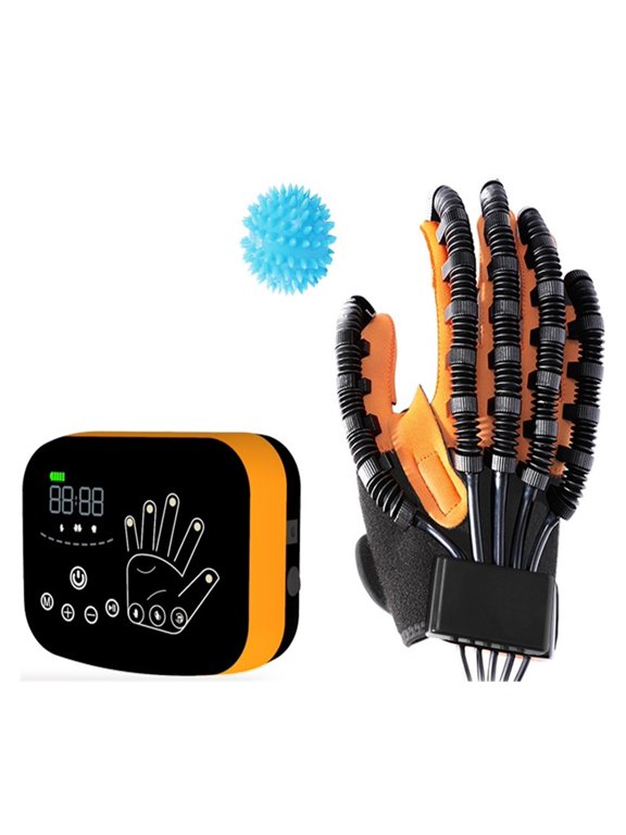 Intelligent Rehabilitation Robot Glove Trainer Elderly Stroke Hemiplegia Five Finger Split Finger Exercise Equipment ,Easy to Use