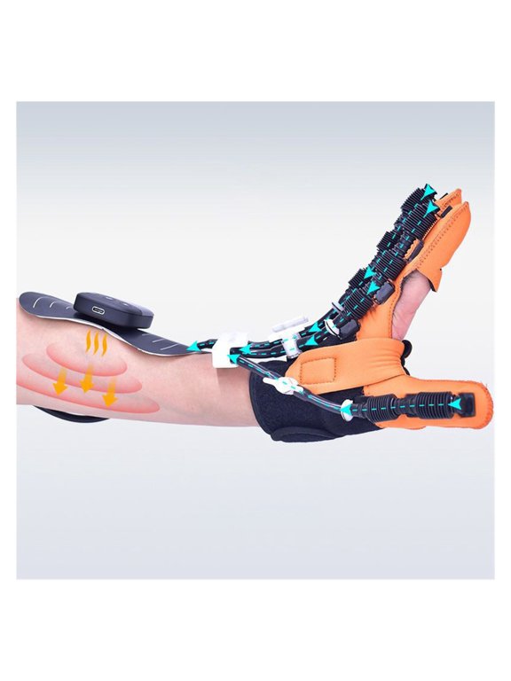 Intelligent Rehabilitation Robot Gloves Each Finger Sleeve Has Precise Sensor Support Low Frequency Pulse Massage Hand Training ,Versatile Finger Training