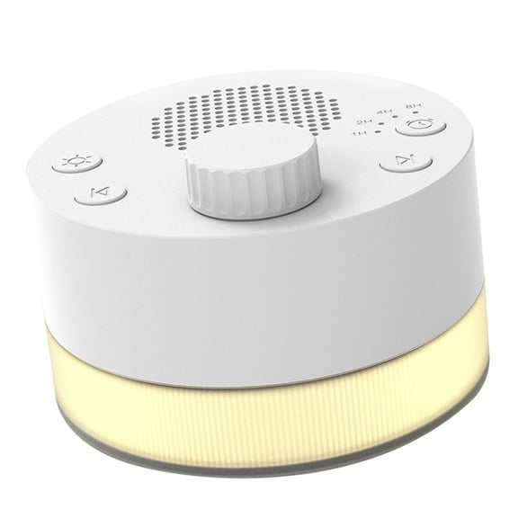 Intelligent Sleep Sound Machine with 4 Timer Option and Gentle Night Light for Babies Adults