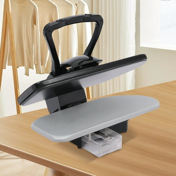 Intelligent Steam Press 1600W, 5 Fabric Modes, Quick Heating, Spray Bottle & Pressing Cushion for Home & Clothing Shops, 1L Water Tank