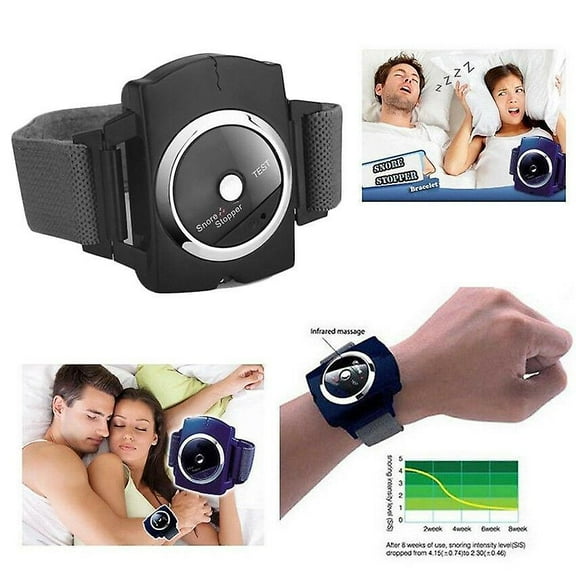 Intelligent Stopper, Bio-feedback Sleep Noise Stopper Wristband, Wristband Watch For Anti Snoring