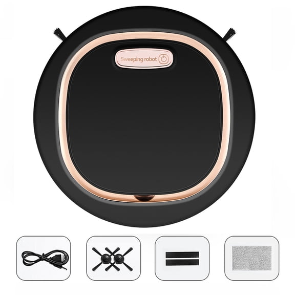 Intelligent Sweeping Robot,3-in-1 Vacuum,Sweep and Mop,2000Pa Strong Suction,Ultra-Thin 2.7In for Under Furniture,Pet Hair Friendly,80Min Runtime,USB Charging