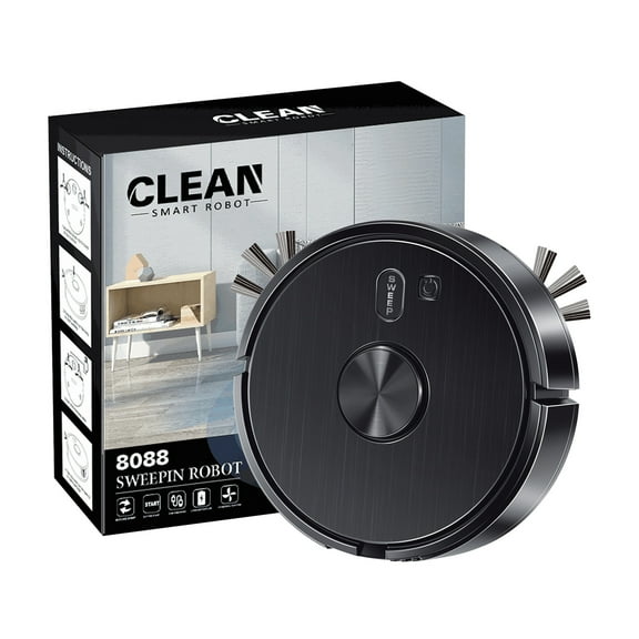 Intelligent Sweeping Robot, Multifunctional Mini 3 in 1 Vacuum Cleaner, Powerful Suction Quiet Automatic Smart Mopping Robot Vacuum Cleaner for Pet Hair All Floors Small Household Appliance