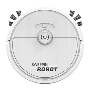 Intelligent Sweeping Robot,White 3-in-1 Robot Vacuum Cleaners Sweeping Robot,Powerful Suction,Quiet Home Lifes,Practical and Convenient,Suitable for Home Daily Use
