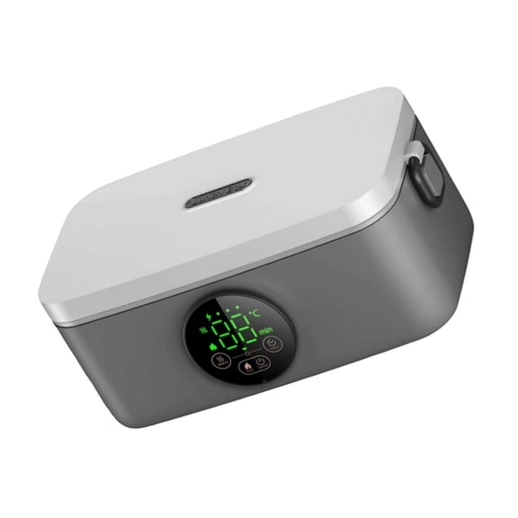 Intelligent Temperature Control Lunch Box 304 Nonrust Steel Interior Sturdy Fast Heating Meal Container For Daily Use