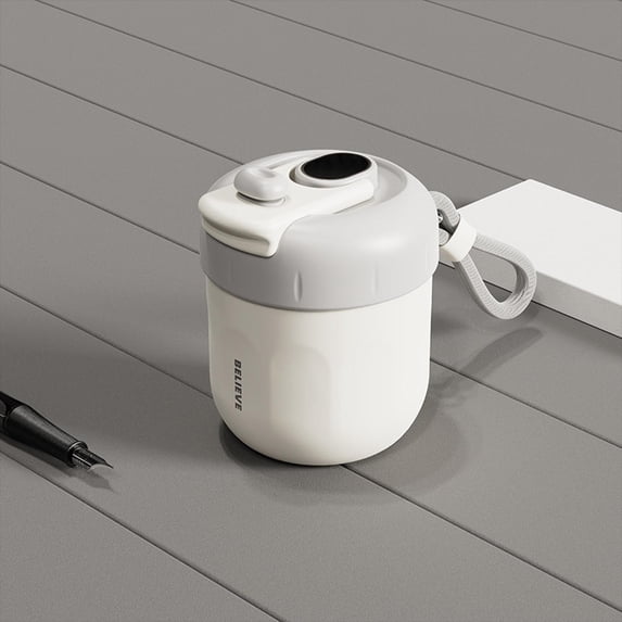 Intelligent Thermal Tumbler Steel Vacuum Insulated Drinkware Flask for Hot Cold Beverages Coffee Food