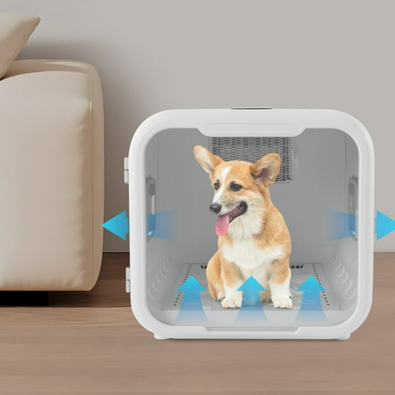 Intelligent Timing Pet Dryer Box Pet Grooming Hair Dryer Pet Force Dryer Hair Drying Sanitizing Sterilization, for Small & Medium-Sized Pet
