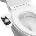 thumbnail image 1 of Intelligent Toilet Seat Spray Bidet for Women Body Cleaning, Double Spray Flushing Device, Adjustable Water Pressure Temperature, Easy Installation, 1 of 9