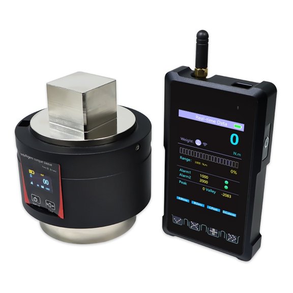 Intelligent Torque Sleeve Transducer With Display Screen Wireless Force Sensor For Dynamic Static Rotation Real Time Data