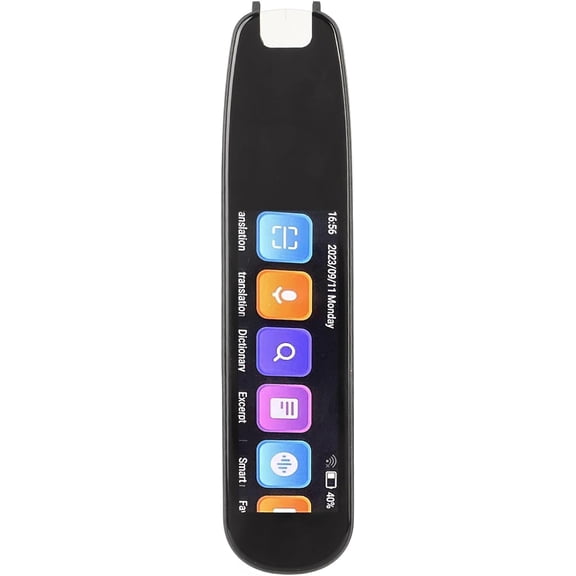 Intelligent Translation Pen, Smart Translator Device Dictionary Pen with 2.99 Inch Touchscreen, Portable Multilingual Translation Recording Scan Reader Pen for Travel