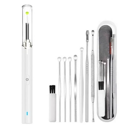 Intelligent Visual Ear Otoscope Leds Wirelessly Portable Picker Ear Camera Inspection Tool for Kids & Adults