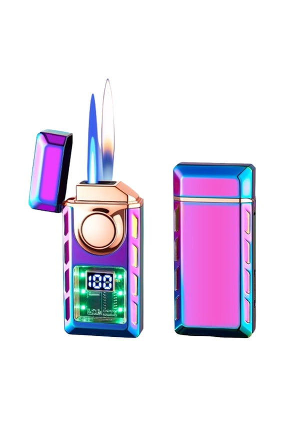 Intelligent Voice Controlled Fire Lighter With Battery Display Visible Window Direct Charging And Bright Fire Lighter, Usupdd 2025 Intelligent Voice Controlled Fire Lighter