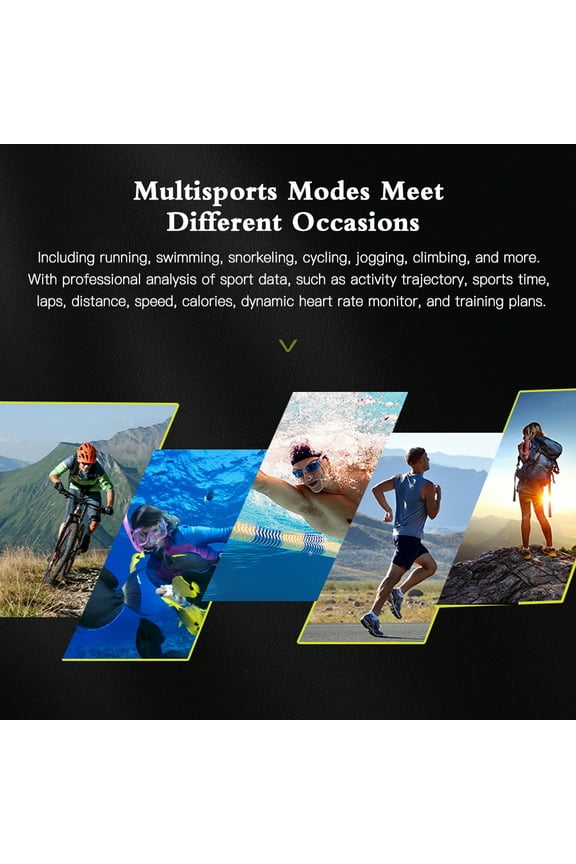 Intelligent Watch,Stay - 100m Watch - Rate 100m Water Wrist 100m Watch With With Heart 100m Watch With 100m Boat Boat Water Resistant Rear Absorber Black Nylon band