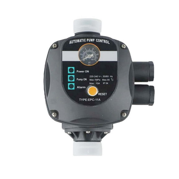Intelligent Water Pump Control Switch, Automatic Booster Pump Pressure Controller, IP54 Waterproof, ABS Shell, Garden Irrigation System