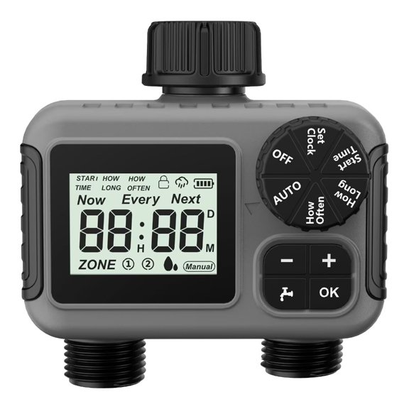 Intelligent Water Timer Auto Irrigation Device For Effortless Plant Care And Water Conservation Rain Delay
