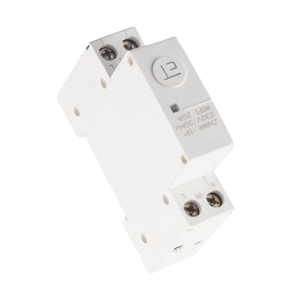 Intelligent WiFi Circuit Breaker Remote Control Switch Distribution Box 1P AC 230V 20A Din Rail IP20 Smart Breaker